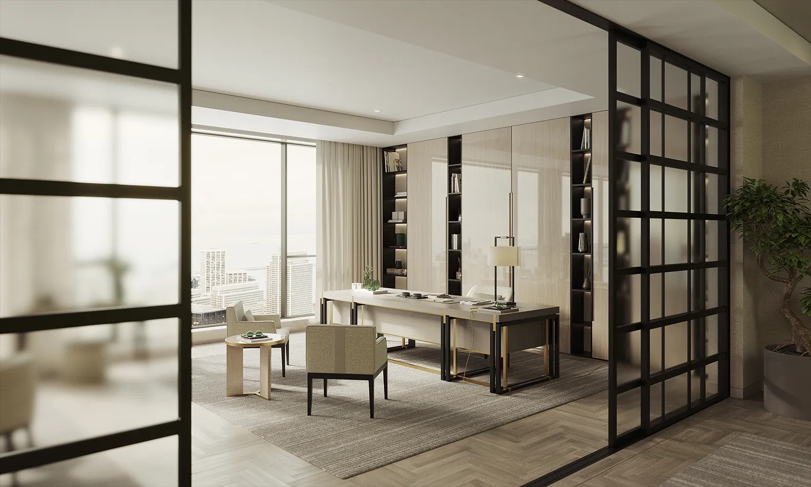 A DYNAMIC DOUBLE OFFICE - Offices